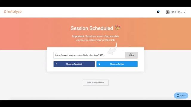 Sharing Your Profile Link