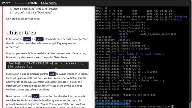 SALTINBANK-LINUX POUR NULS [PARTIE3]Les opérateurs, les redirecteurs et la recherche de fichiers ! смотреть онлайн