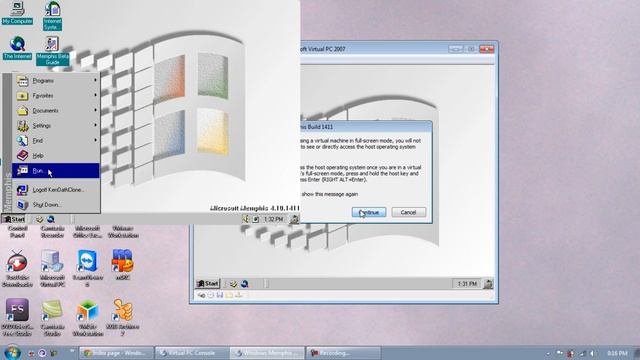 Windows Memphis Build 1411 смотреть онлайн