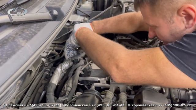 Range Rover 4.4 течь масла. Течь маслоохладителя. Замена маслоохладителя. смотреть онлайн