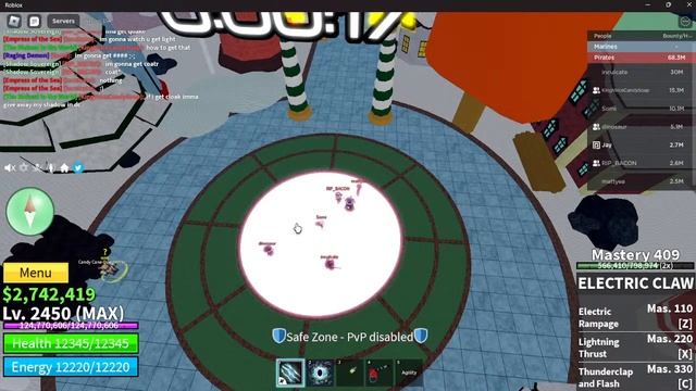 ❄LIVE! Giving away gamepasses and perm fruits, boss grind❄ смотреть онлайн