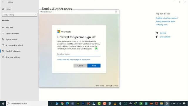 How to Create a New User Account on Windows 10 смотреть онлайн