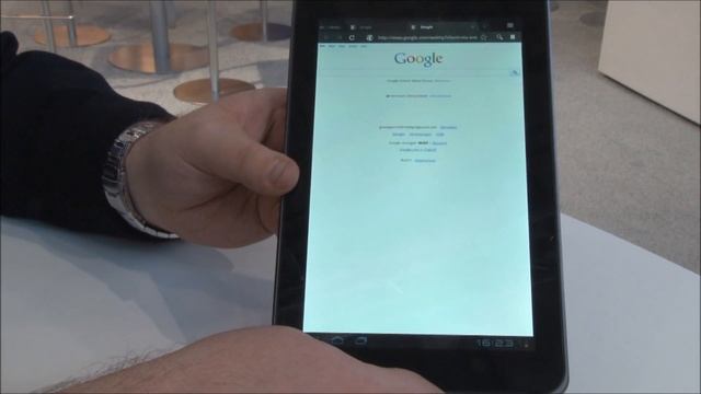 Google Android 3.0 Honeycomb on LG Optimus Pad @ Cebit 2011 смотреть онлайн