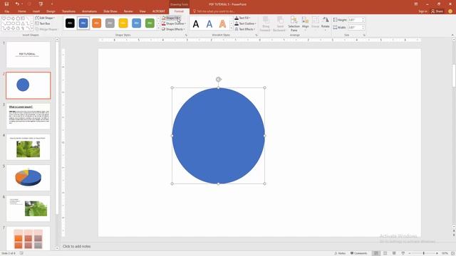 How to cut a photo into a circle in PowerPoint смотреть онлайн