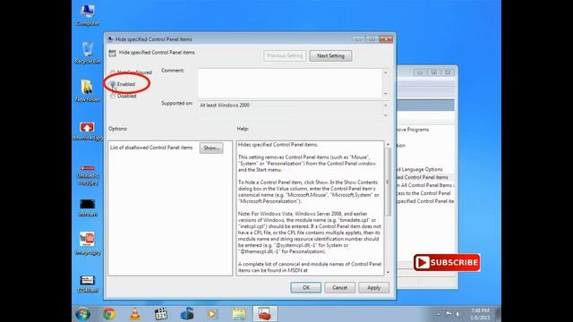 Learn computer in hindi-Windows 7 Control Panel - Hide or Show Specific Items смотреть онлайн