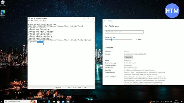 How To Change Windows 11 Default Font (SIMPLE!) смотреть онлайн