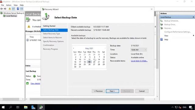 🗄️ How to Configure Data Backup, Create a Backup Copy and Restore Windows Server 🗄️ смотреть онлайн