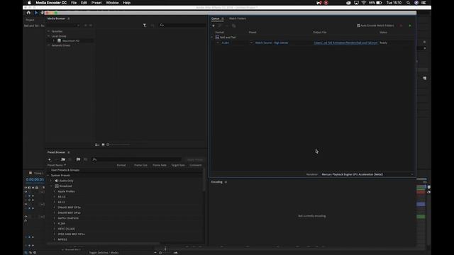 7. Rendering out of Adobe Media Encoder смотреть онлайн