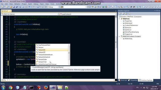 XNA Tutorials C# Game Programming Drawing Images (Csharp) смотреть онлайн