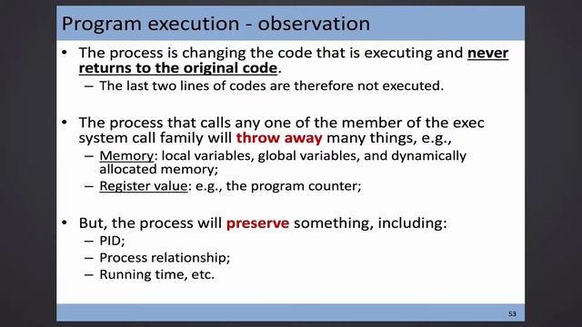 CUHK CSCI 3150, 2016-01-25, exec() system call смотреть онлайн
