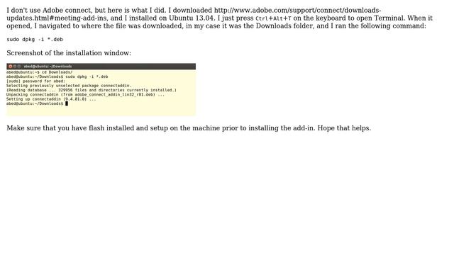 Ubuntu: Unable to join meetings at Adobe Connect? (3 Solutions!!) смотреть онлайн