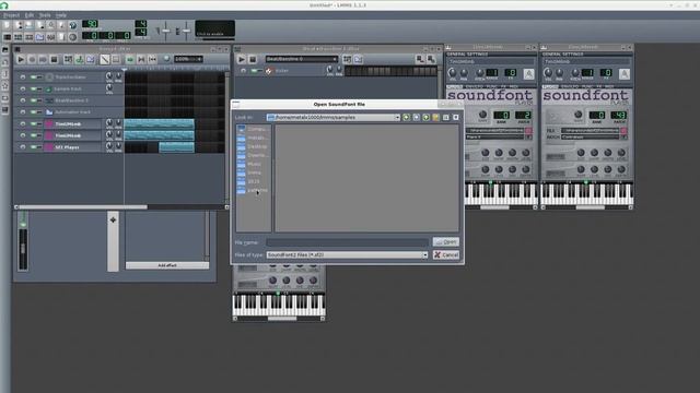 SoundFont Files in LMMS sf2 Software Overview Linux смотреть онлайн