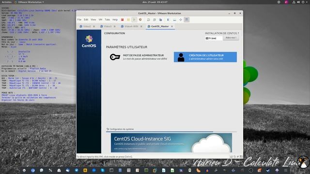 CentOS / VMWare : Installation comme en Entreprise + Exemple transformation modèle en serveur web смотреть онлайн