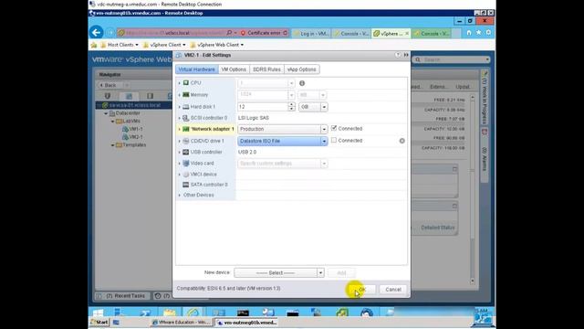 07 VMWare ESXi VCSA VCenter Using Standard Switch Creation, VMWare Vcenter Switch, NSX, смотреть онлайн