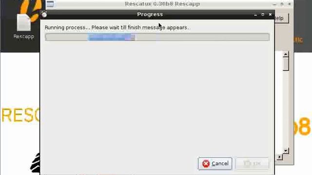 Rescatux - Filesystem check (Fix forced) смотреть онлайн