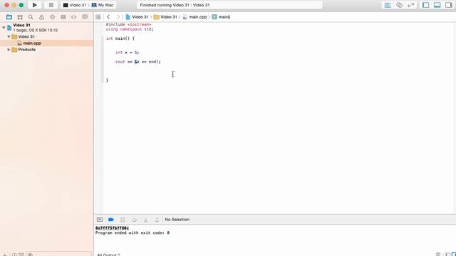 Pointers and Memory Addresses - C++ Programming Tutorial #31 (PC / Mac 2015) смотреть онлайн