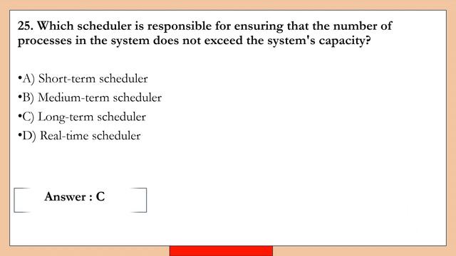 CDAC | Pre-Cat/C-CAT Preparation MCQ's | Section B | Operating System | Part 5 смотреть онлайн