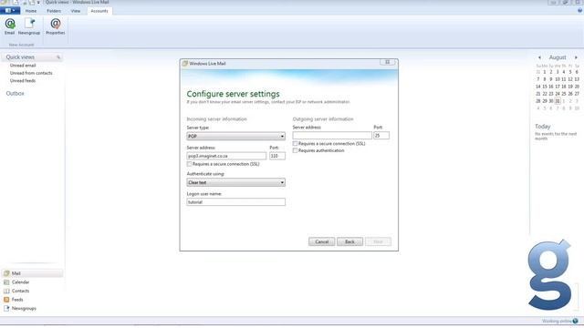 Short Windows Live Mail Turorial смотреть онлайн