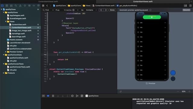 (2020) SwiftUI - Beginner Tutorial - Spotify Clone - Part 8 смотреть онлайн