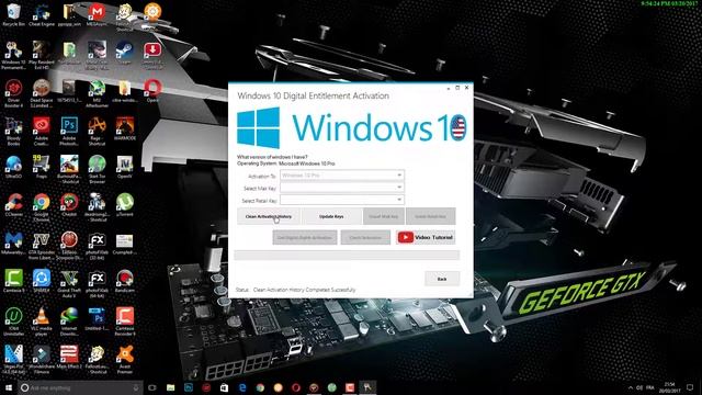 Windows 10 Permanent Activator Ultimate v2 تفعيل ويندوز 10 ببرنامج смотреть онлайн