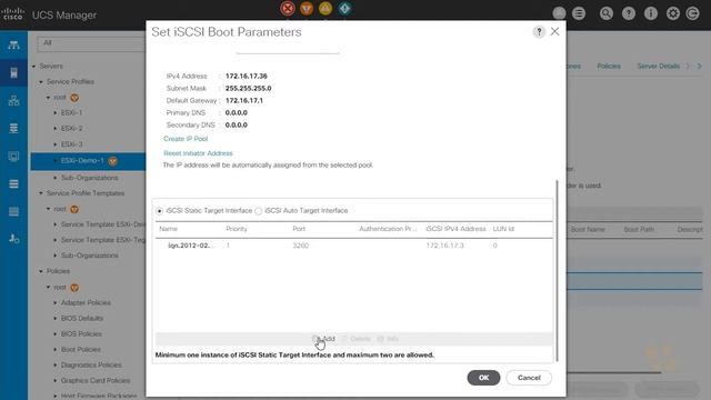 08 iSCSI Boot iSCSI Boot Parameters смотреть онлайн