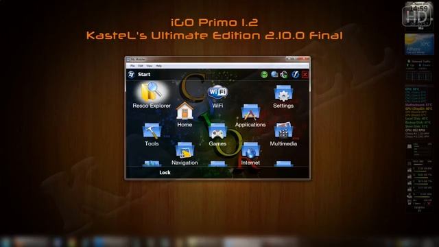 iGO Primo 1.2 - KasteL's Ultimate Edition 2.10.0 Final (New Functions Preview) смотреть онлайн
