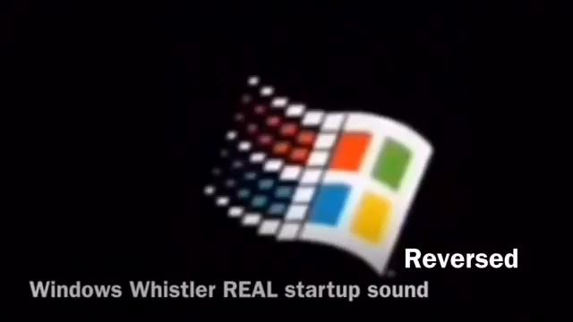 Windows Whistler sound reversed смотреть онлайн