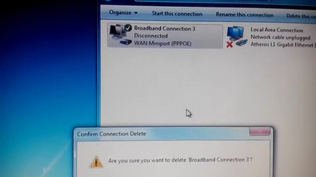 How to Delete Broadband Network and Wireless Network on Laptop pc... смотреть онлайн