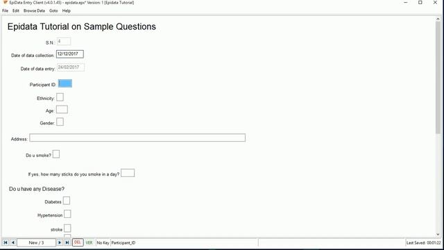 Data Entry via Epidata Entry Client смотреть онлайн