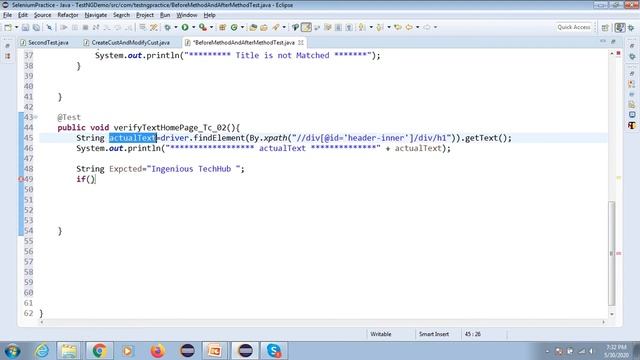 What is BeforeMethod|Aftermethod|BeforeClass|AfterClass Selenium Online Live Session смотреть онлайн