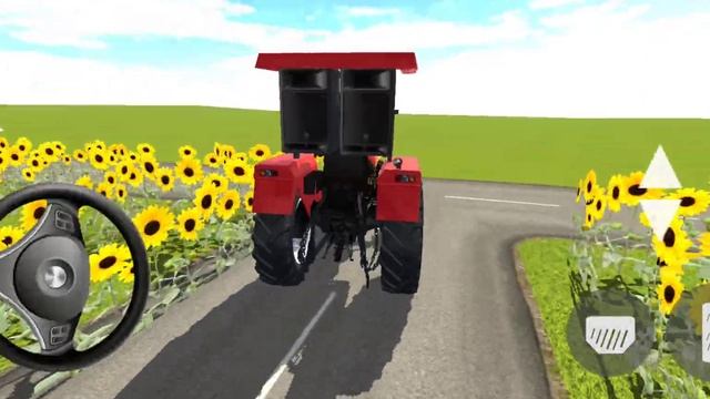 Best tractor driving game | android 3D realistic tractor gameplay | farming simulator tractor game смотреть онлайн