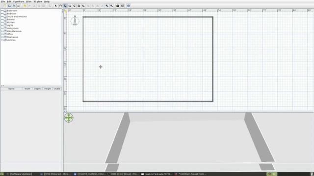 Best FREE house program Sweet Home 3D P1 on Linux - Lou blueprint drawn in 2d & 3d смотреть онлайн
