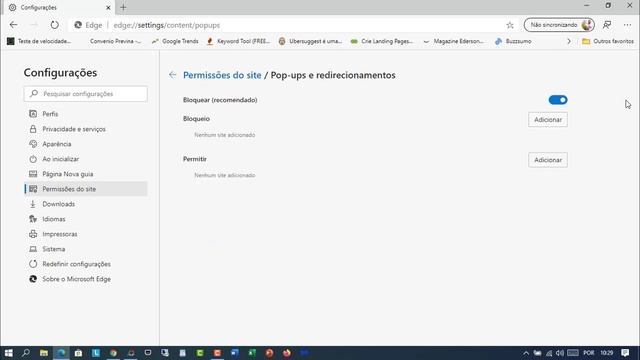 Como Permitir ou Bloquear Pop-ups no Navegador Microsoft EDGE Chromium смотреть онлайн