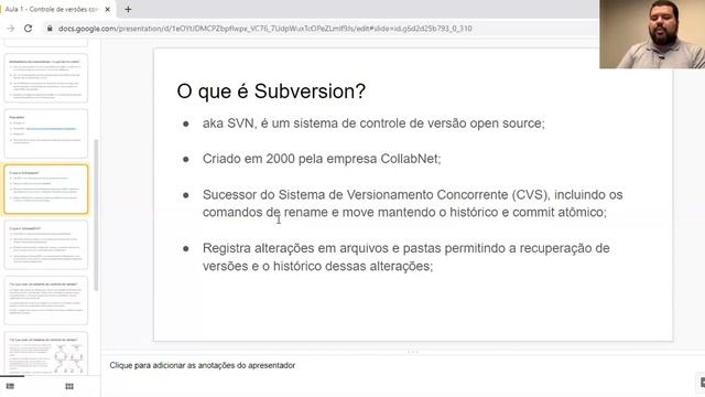Aula 1 - Controle de versões com SVN смотреть онлайн