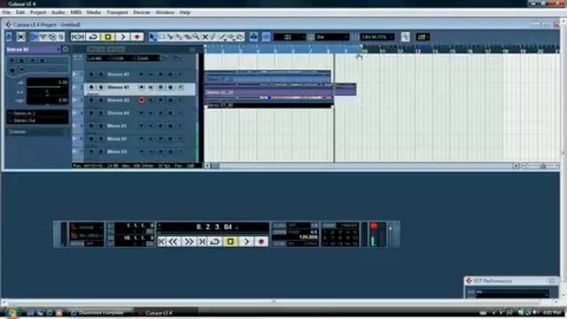 Cubase LE4 lesson 1. How to record from a m1crophone on the PC.mp4 смотреть онлайн