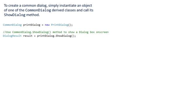 Concord Spark Tutoring C# Common Dialogs смотреть онлайн