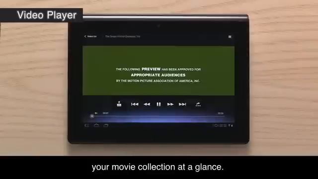 Sony Tablet S: Music & Video Player Tour смотреть онлайн