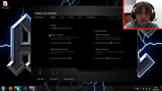 Configurando o Headset Razer Kraken 7 1 Razer Synapse смотреть онлайн