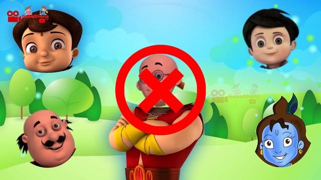 Can you Match The Right Head, Wrong Head Puzzle Motu Patlu Bheem Krishna Rudra Shiva Chota Bheem смотреть онлайн
