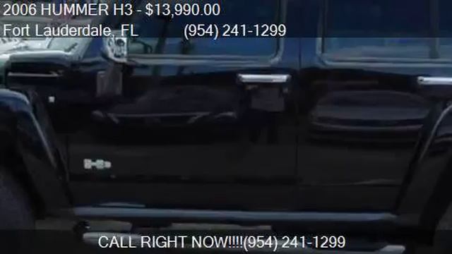 2006 HUMMER H3 Base for sale in Fort Lauderdale, FL 33315 at смотреть онлайн