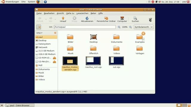 Linux - Nautilus - Verknüpfungen смотреть онлайн