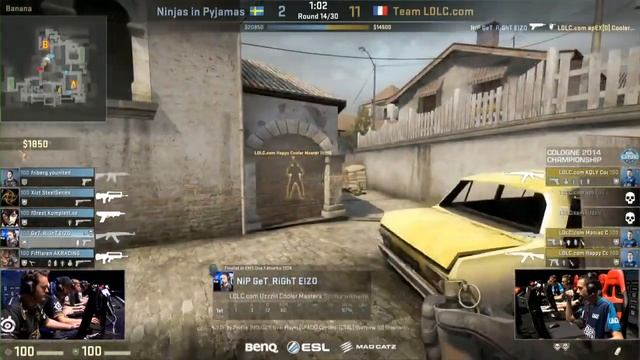 NiP vs Team LDLC - 1/3 Inferno. Мажор ESL One Cologne 2014. Playoff 1/2 Стадия. CS:GO смотреть онлайн
