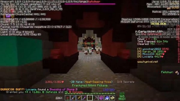 МОЯ СБОРКА МОДОВ [SKYBLOCK HYPIXEL]