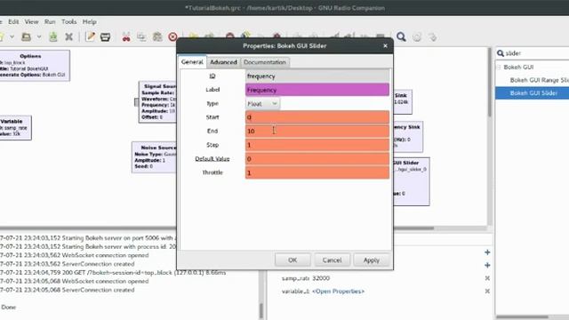 gr-bokehgui: Demo video смотреть онлайн