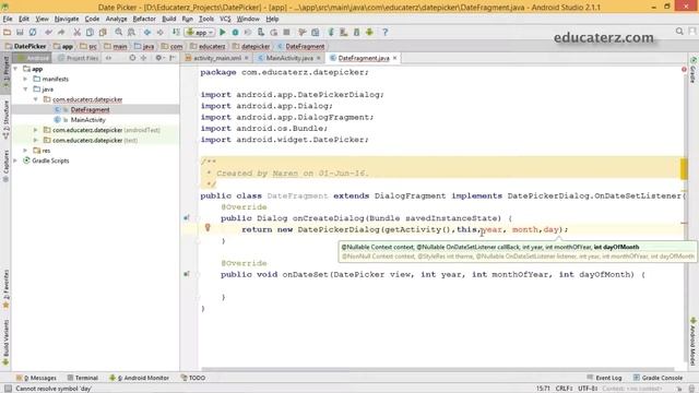 35 Date Picker Dialog смотреть онлайн