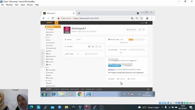 Konfigurasi Control Panel Ajenti pada Debian 9.5 смотреть онлайн