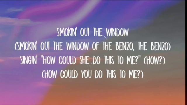 Smokin out Of The Window - Bruno Mars, Anderson.Paak, Silk Sonic (Lyrics) смотреть онлайн