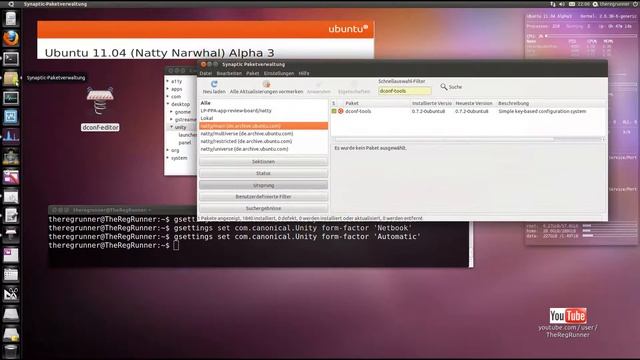 Ubuntu 11.04 : gsettings Unity form-factor 'Automatic' 'Netbook' , dconf-tools , dconf-editor смотреть онлайн