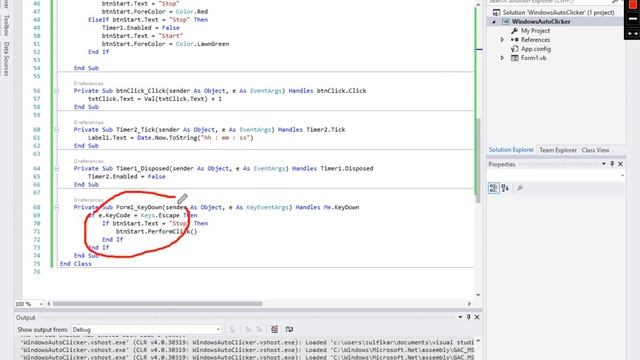 How to create Auto (Randomize) Clicker Application in Vb.Net [Short Length] смотреть онлайн