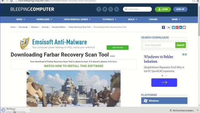 Creating a Scan Log with Farbar Recovery Scan Tool (FRST) смотреть онлайн